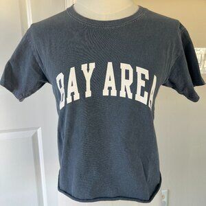 Bay Area O/S crop t-shirt, but fits like a loose short small, San Jose, SF